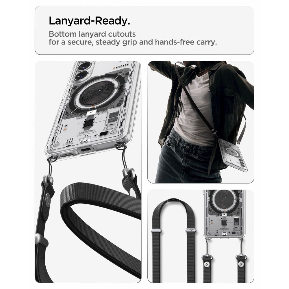 Spigen Ultra Hybrid Mag MagSafe Case til Samsung Galaxy S26+ Neo One - Gennemsigtig