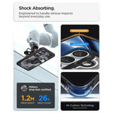 Spigen Ultra Hybrid Mag MagSafe Case til Samsung Galaxy S26+ Zero One - Clear Black