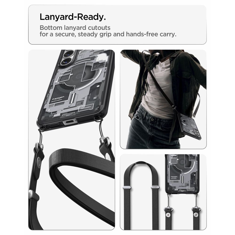 Spigen Ultra Hybrid Mag MagSafe Case til Samsung Galaxy S26+ Zero One - Clear Black