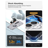 Spigen Ultra Hybrid Mag MagSafe Case til Samsung Galaxy S26+ Zero One - Klar og hvid