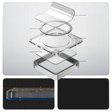 Spigen Ultra Hybrid Mag MagSafe Case til Samsung Galaxy S26+ Zero One - Klar og hvid