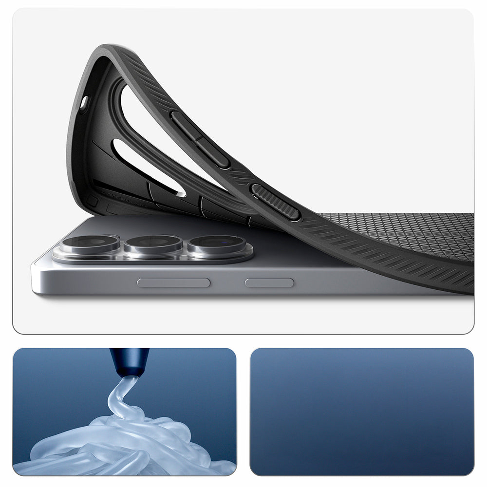 Spigen Liquid Air Case til Samsung Galaxy S26 Ultra - sort
