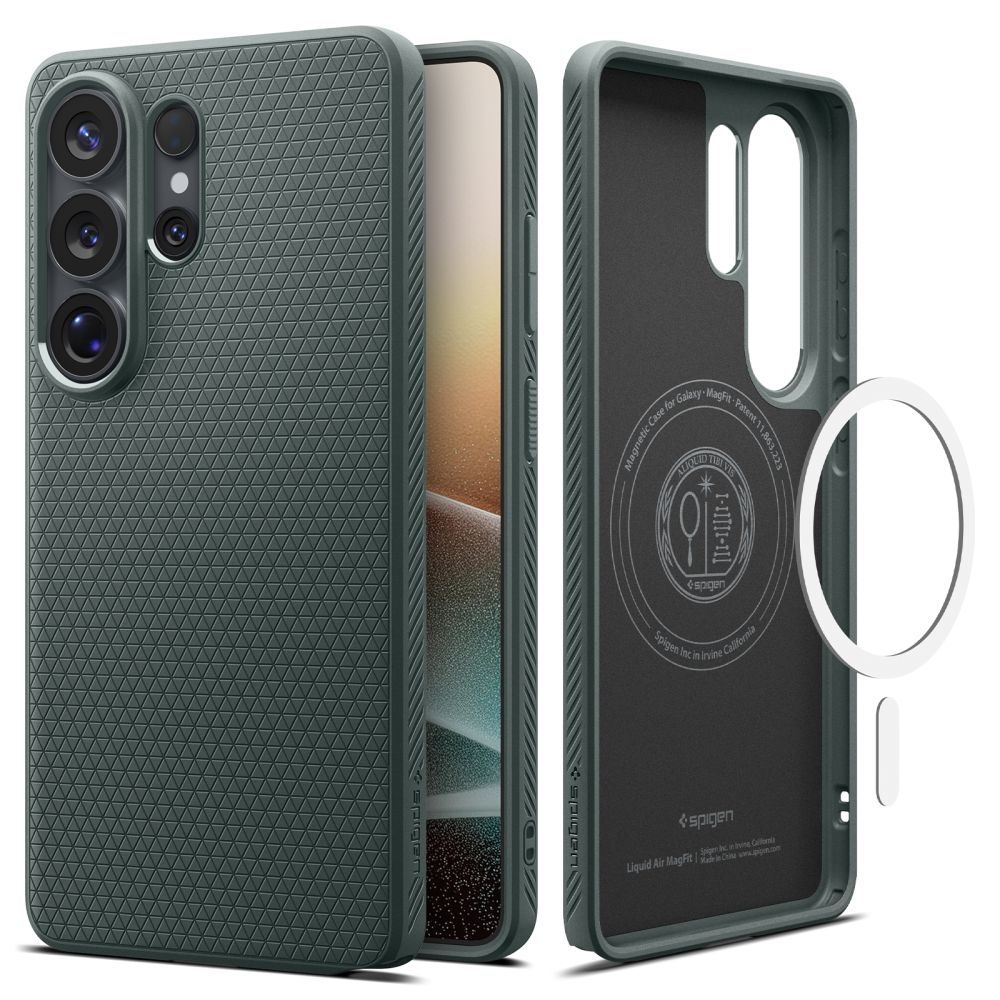 Spigen Liquid Air Mag MagSafe Case til Samsung Galaxy S26 Ultra - Grøn