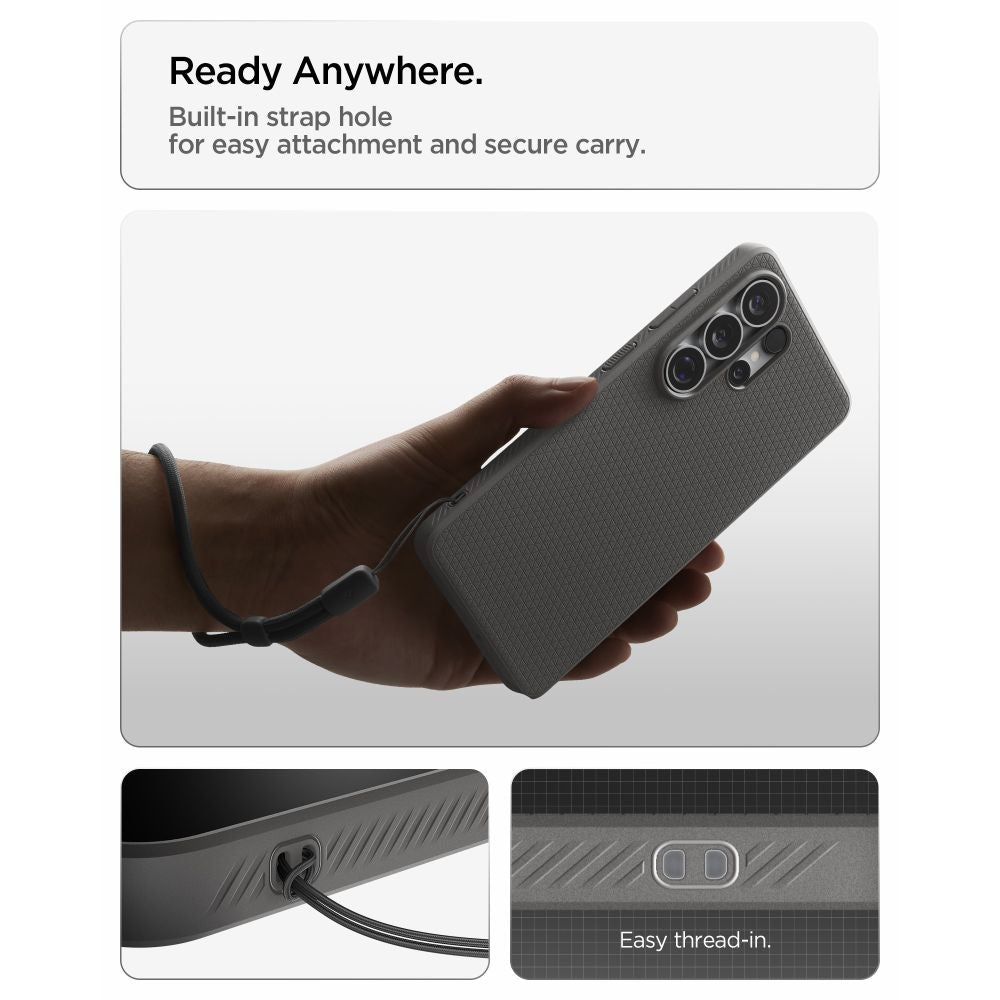 Spigen Liquid Air Mag MagSafe Case til Samsung Galaxy S26 Ultra - Grå