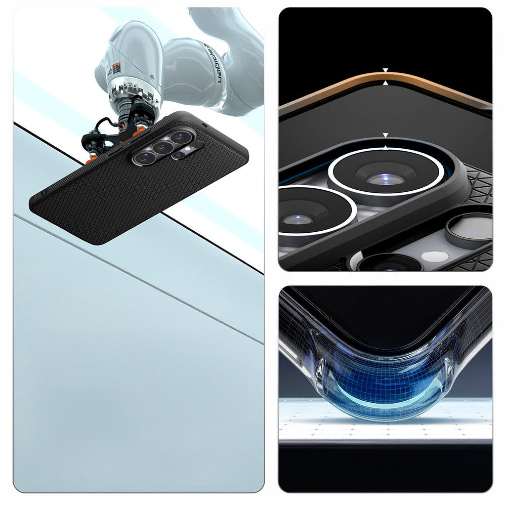 Spigen Liquid Air Mag MagSafe Case til Samsung Galaxy S26 Ultra - sort
