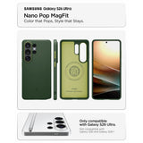 Spigen Nano Pop MagSafe Case til Samsung Galaxy S26 Ultra - Grøn