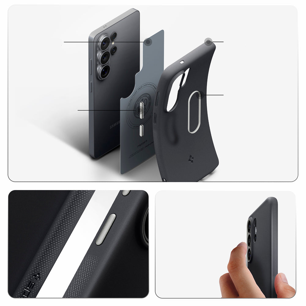 Spigen Nano Pop MagSafe Case til Samsung Galaxy S26 Ultra - sort