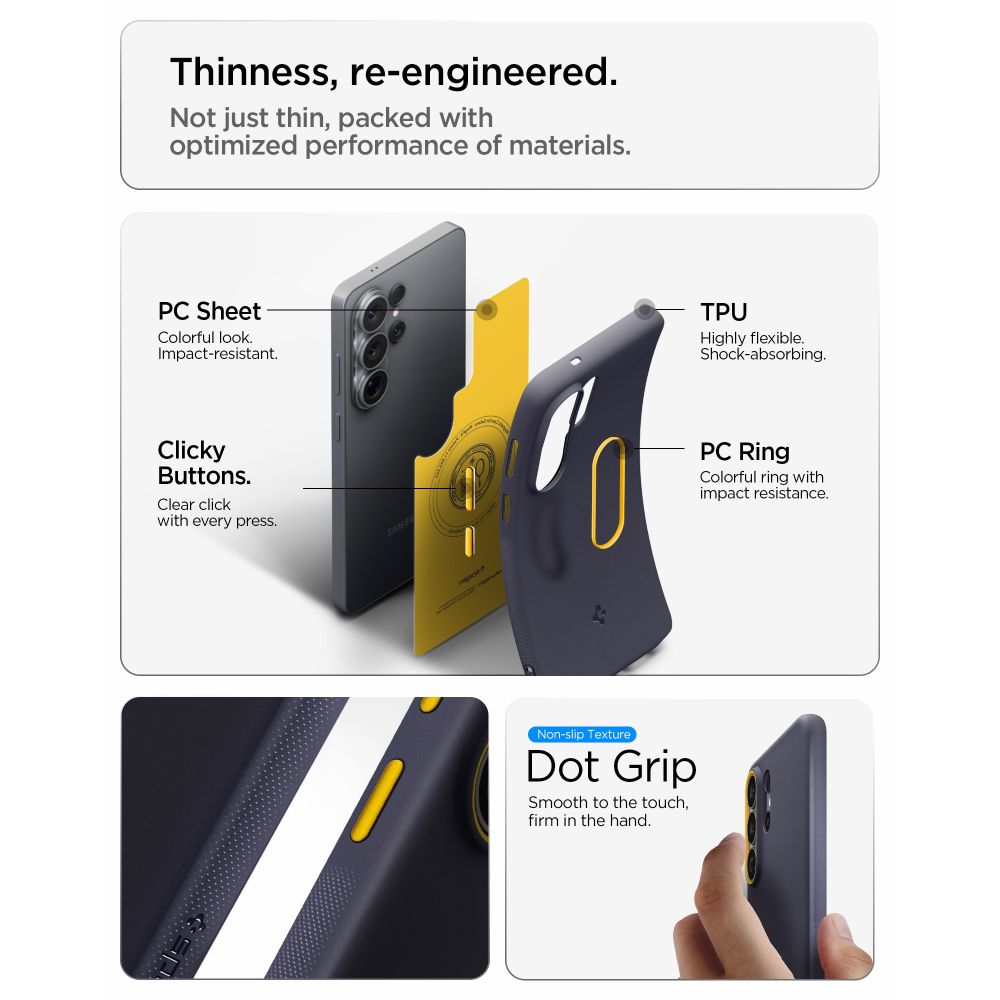 Spigen Nano Pop MagSafe Case til Samsung Galaxy S26 Ultra - Blå