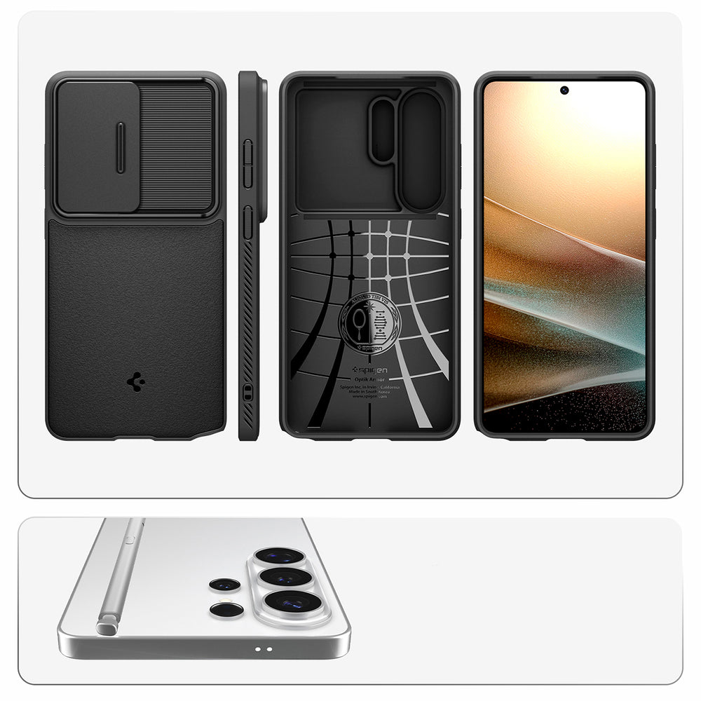 Spigen Optik Armor Case til Samsung Galaxy S26 Ultra - sort