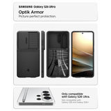 Spigen Optik Armor Case til Samsung Galaxy S26 Ultra - sort