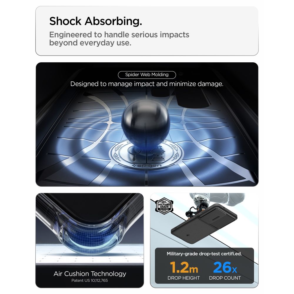 Spigen Optik Armor Case til Samsung Galaxy S26 Ultra - sort