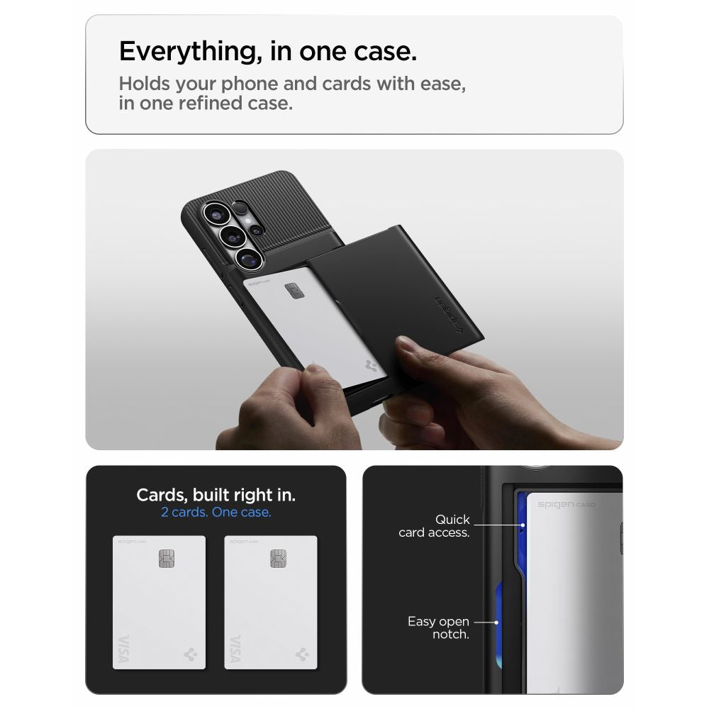 Spigen Slim Armor CS Case til Samsung Galaxy S26 Ultra - sort