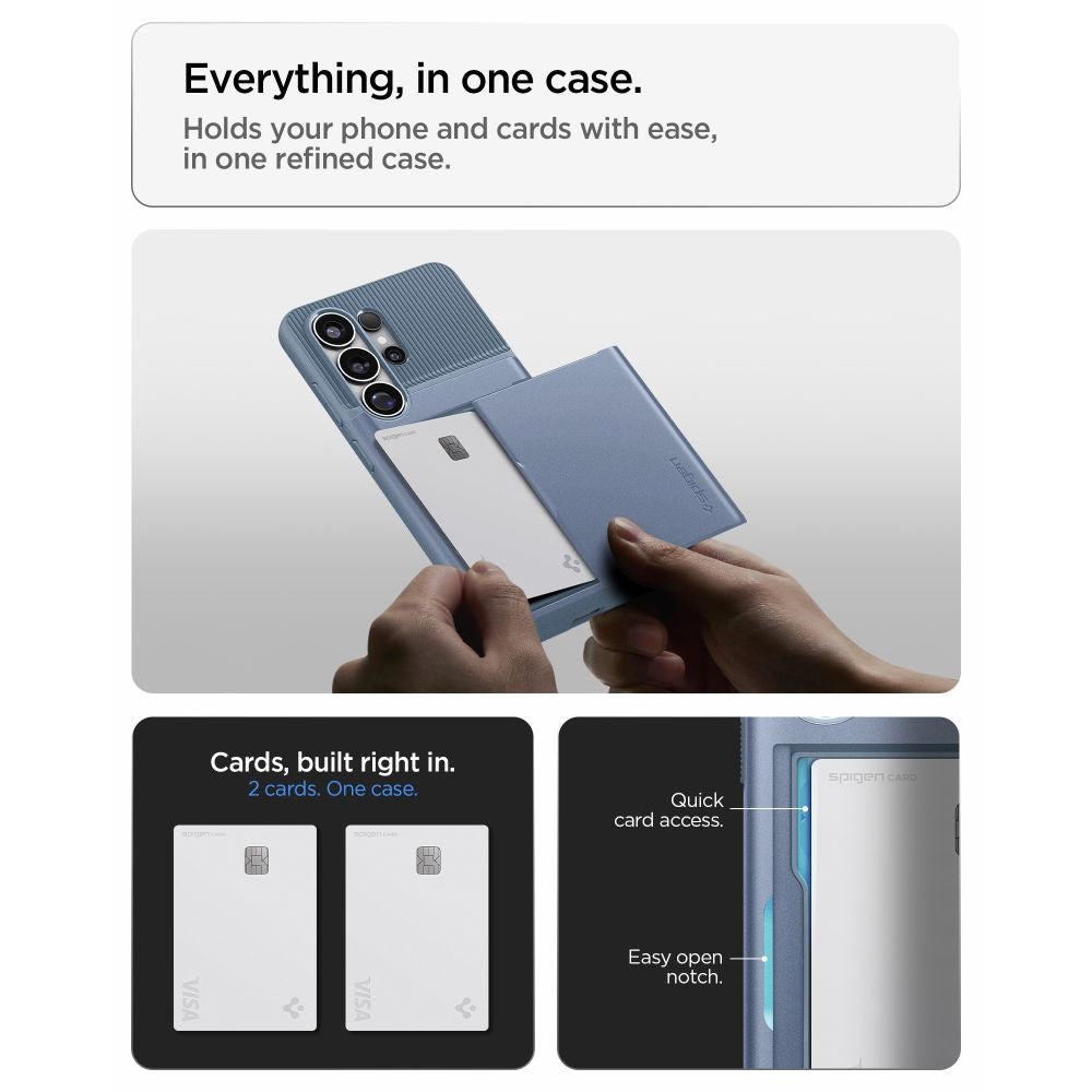 Spigen Slim Armor CS Case til Samsung Galaxy S26 Ultra - Blå