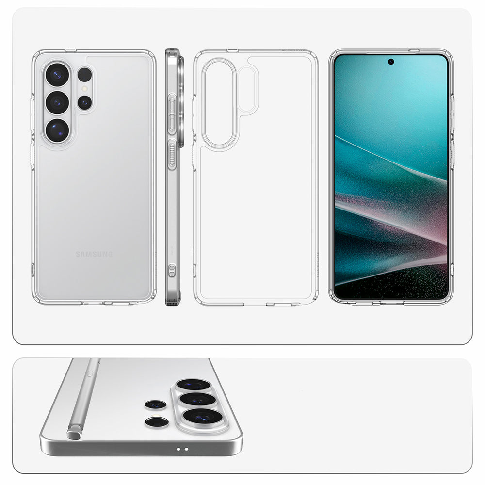 Spigen Ultra Hybrid Case til Samsung Galaxy S26 Ultra - Gennemsigtig