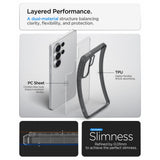 Spigen Ultra Hybrid Case til Samsung Galaxy S26 Ultra - Halvt gennemsigtigt