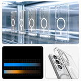 Spigen Ultra Hybrid Mag MagSafe Case til Samsung Galaxy S26 Ultra - Klar og hvid