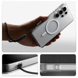Spigen Ultra Hybrid Mag MagSafe Case til Samsung Galaxy S26 Ultra - Klar og hvid