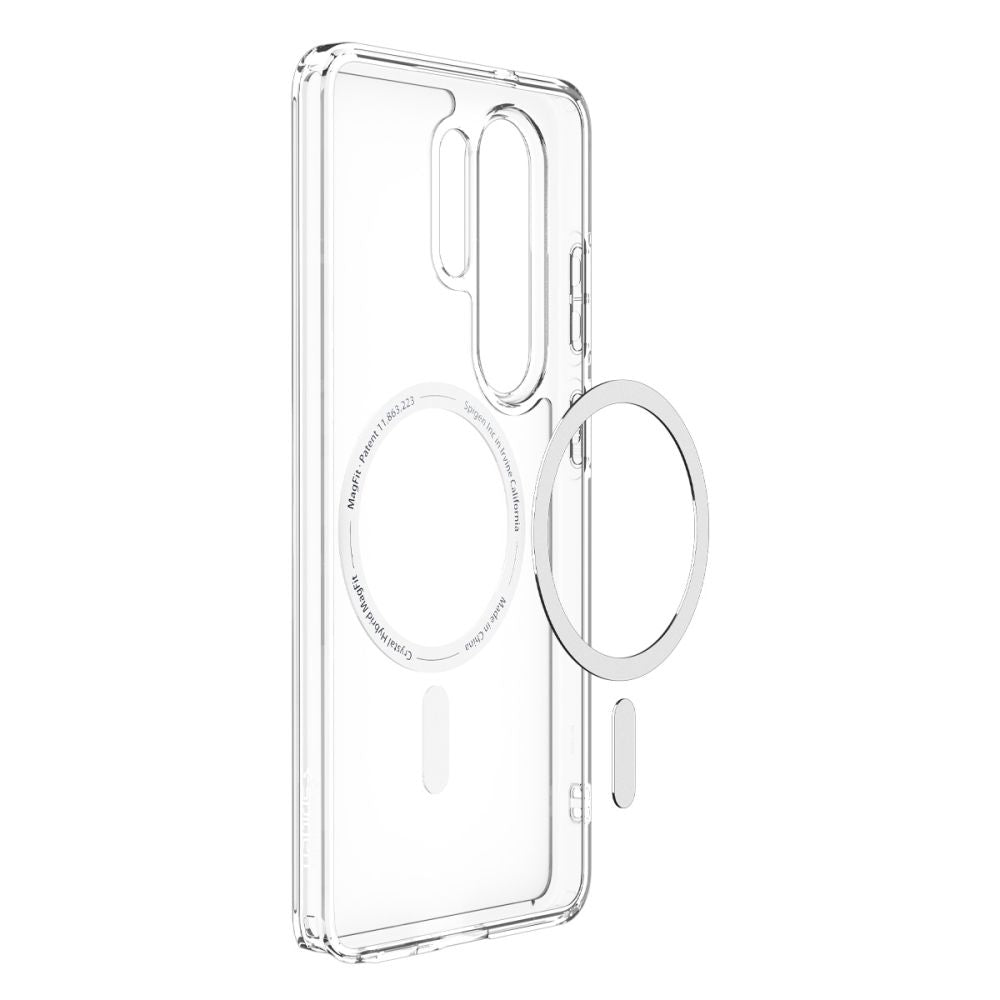 Spigen Ultra Hybrid Mag MagSafe Case til Samsung Galaxy S26 Ultra - Klar og hvid