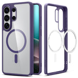 Spigen Ultra Hybrid Mag MagSafe Case til Samsung Galaxy S26 Ultra - Clear Navy Blue