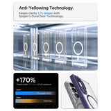 Spigen Ultra Hybrid Mag MagSafe Case til Samsung Galaxy S26 Ultra - Clear Navy Blue