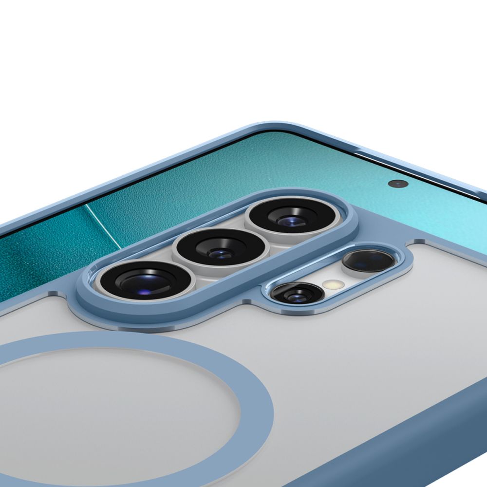 Spigen Ultra Hybrid Mag MagSafe Case til Samsung Galaxy S26 Ultra - Clear Blue