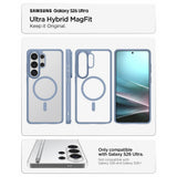 Spigen Ultra Hybrid Mag MagSafe Case til Samsung Galaxy S26 Ultra - Clear Blue