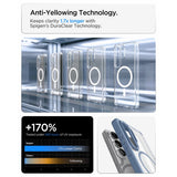Spigen Ultra Hybrid Mag MagSafe Case til Samsung Galaxy S26 Ultra - Clear Blue