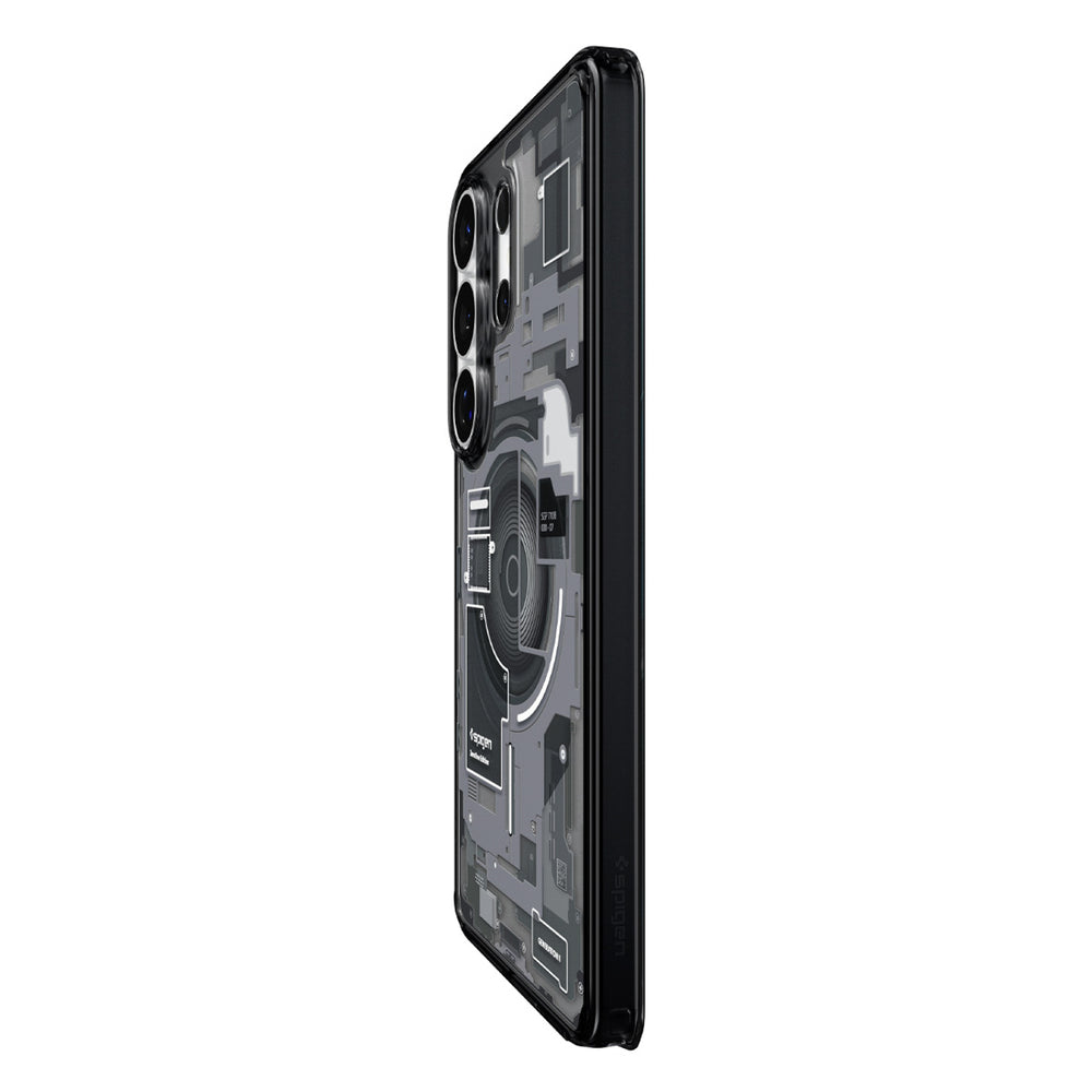 Spigen Ultra Hybrid Mag MagSafe Case til Samsung Galaxy S26 Ultra Zero One - klar sort