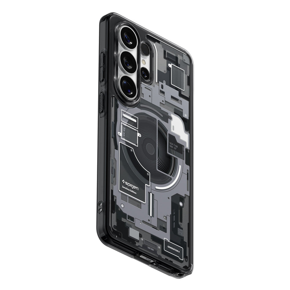 Spigen Ultra Hybrid Mag MagSafe Case til Samsung Galaxy S26 Ultra Zero One - klar sort