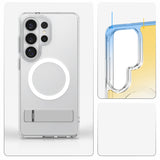 Spigen Ultra Hybrid S Mag MagSafe Case til Samsung Galaxy S26 Ultra - Klar og hvid
