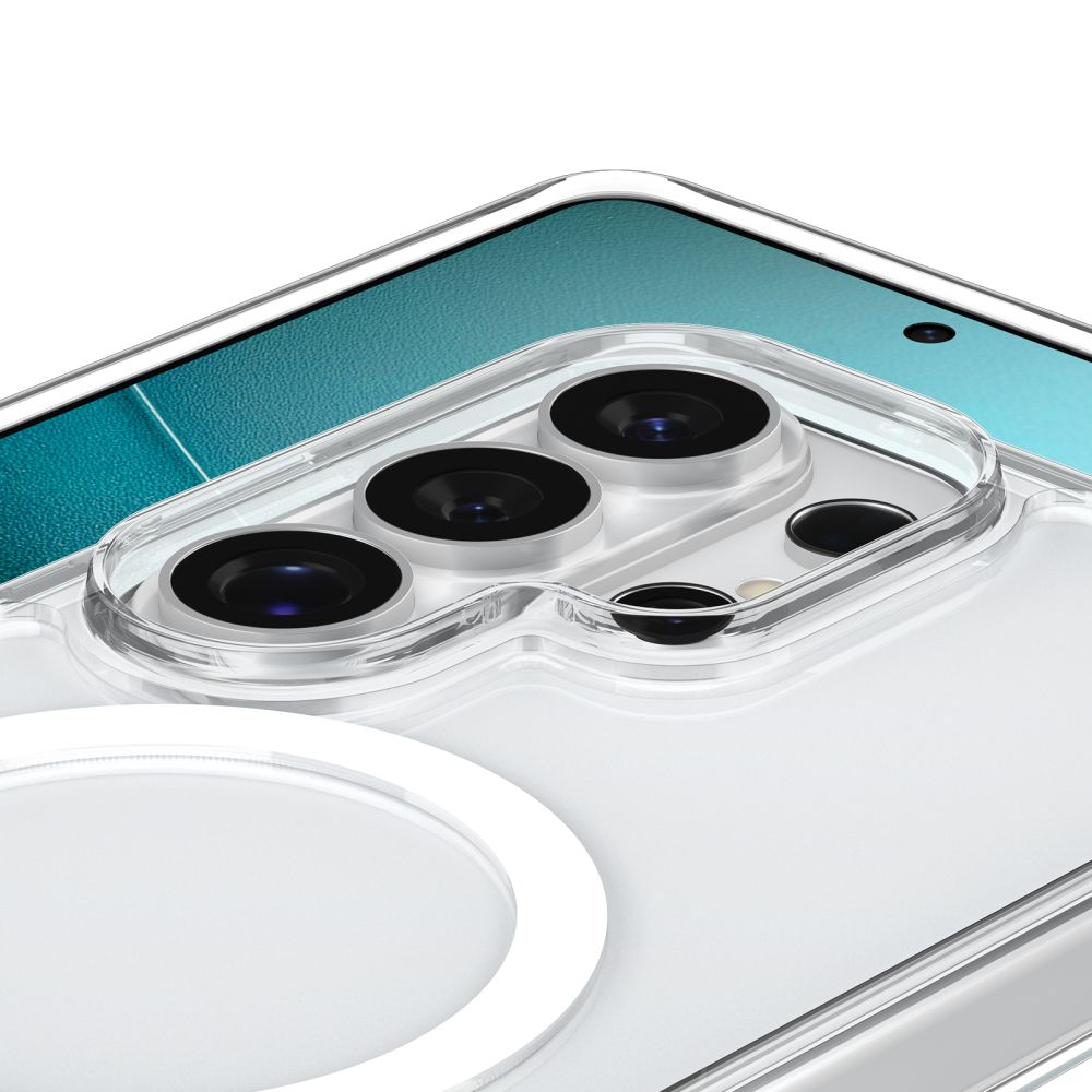Spigen Ultra Hybrid S Mag MagSafe Case til Samsung Galaxy S26 Ultra - Klar og hvid