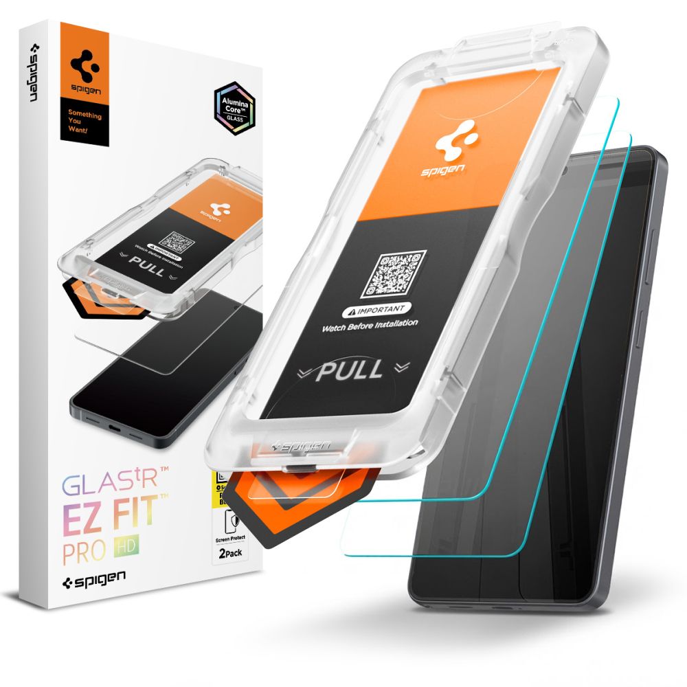 Spigen Glas.Tr Ez Fit Pro HD tempereret glas 2-pakke til Samsung Galaxy S26 Ultra