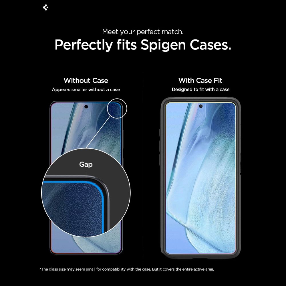 Spigen Glas.Tr Ez Fit Pro Anti-refleksion tempereret glas 2-pakke til Samsung Galaxy S26 Ultra