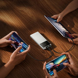 Baseus Star-Lord 10000mAh 22.5W Powerbank with Digital Display and USB-C 3A Cable 30cm - White