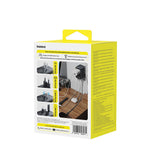 Baseus EnerCore CG11 70W 6-in-1 Travel Adapter with Retractable USB-C Cable - Black