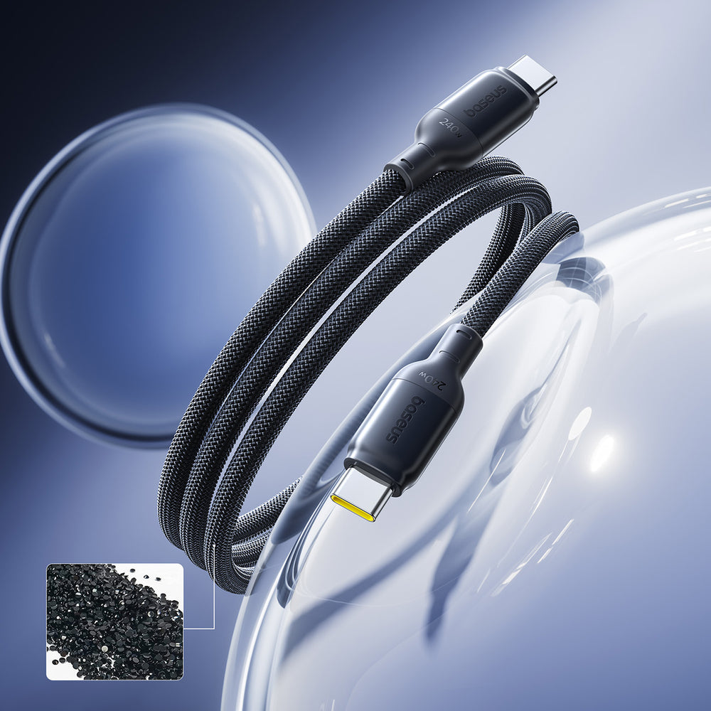 Baseus PicoGo 240W USB-C - USB-C Cable 2m - Black