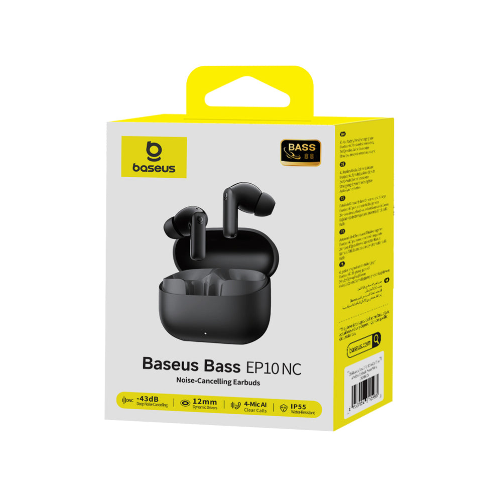 Baseus Bass EP10 TWS wireless in-ear headphones with ANC - black