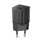 Baseus GaN5S 30W EU USB-C Wall Charger - Black