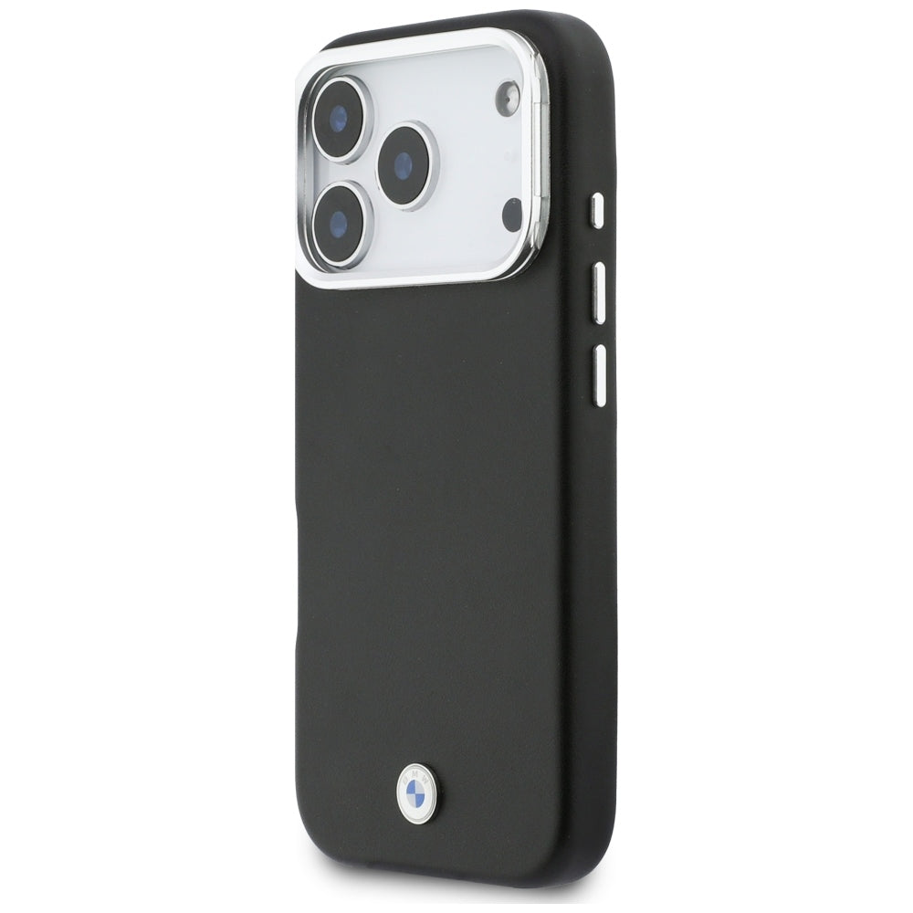 BMW M Sign Metal Logo MagSafe Case til iPhone 17 Pro - sort