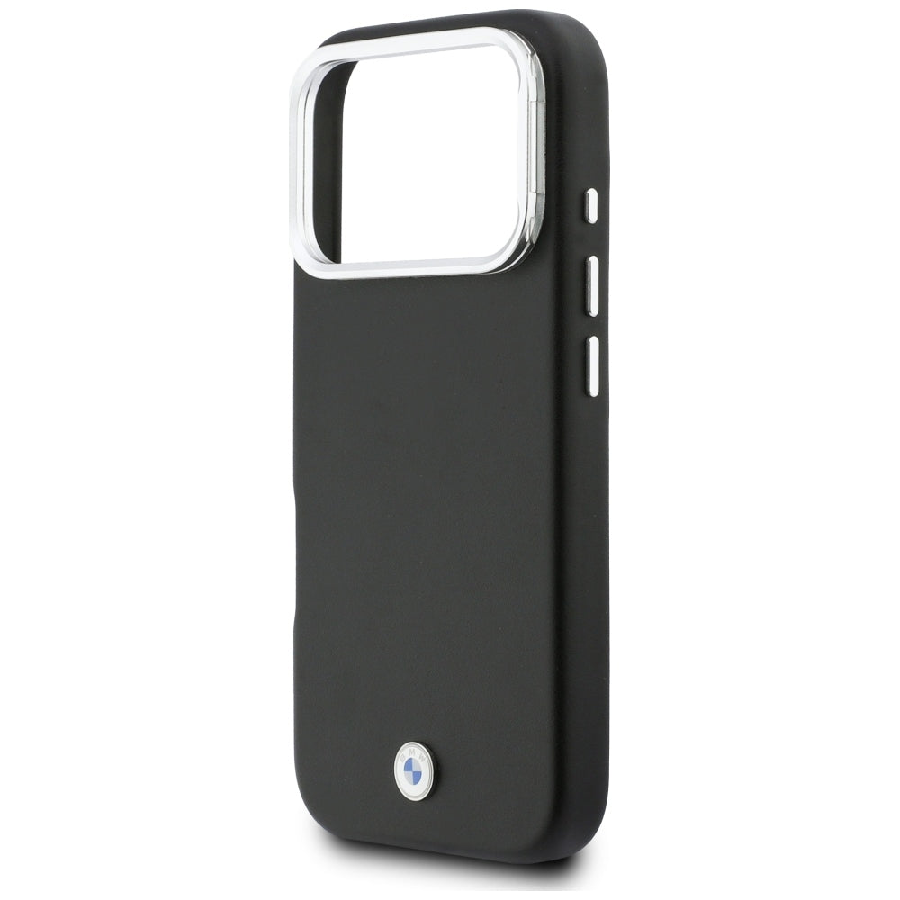BMW M Sign Metal Logo MagSafe Case til iPhone 17 Pro - sort