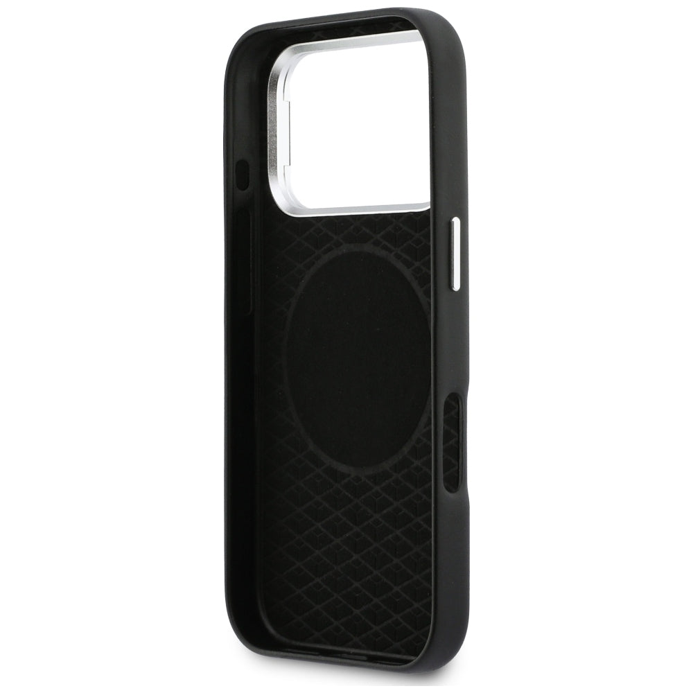 BMW M Sign Metal Logo MagSafe Case til iPhone 17 Pro - sort