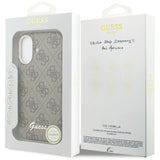 Guess 4G Script MagSafe Case til iPhone 17 - Brunt