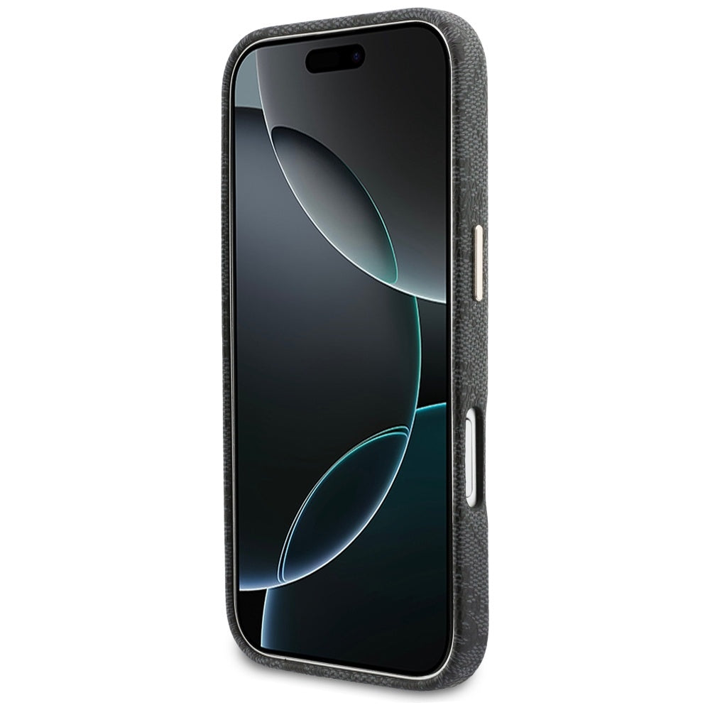 Guess 4G Script MagSafe-hylster til iPhone 17 - sort