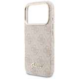 Guess 4G Script MagSafe Case til iPhone 17 Pro Max - Pink