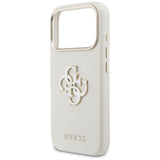 Guess FW Resin Logo Case til iPhone 17 Pro - Beige