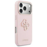 Guess FW Resin Logo Case til iPhone 17 Pro Max - Pink