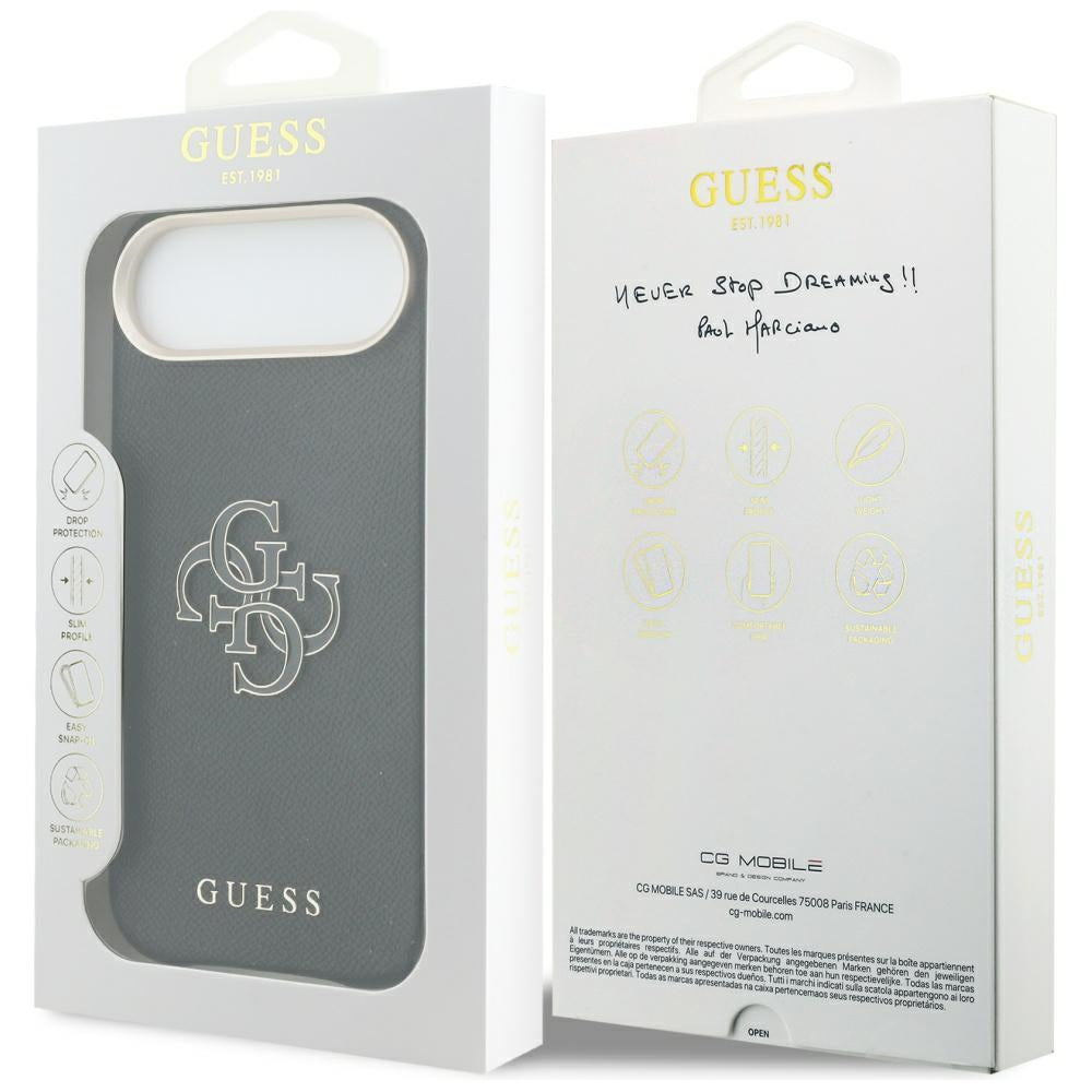 Guess FW Resin Logo iPhone Air Case - sort