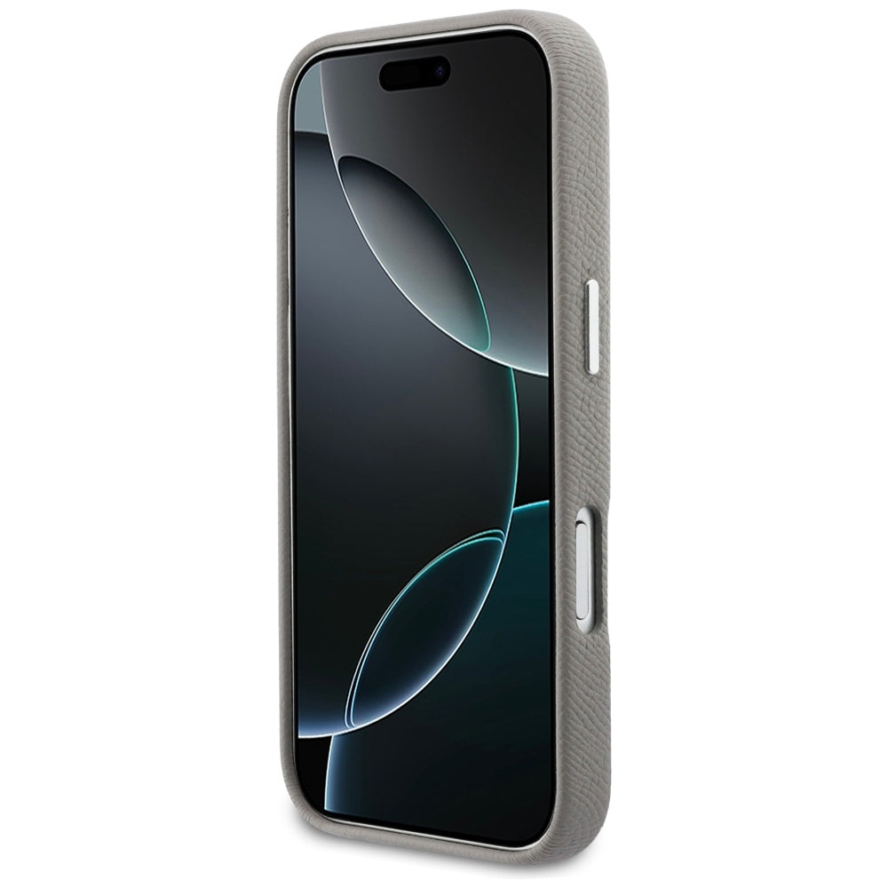 Karl Lagerfeld Karl & Choupette Head Pins Saffiano MagSafe Case til iPhone 17 Pro Max - Grå