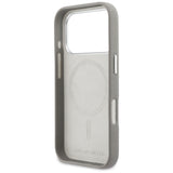 Karl Lagerfeld Karl & Choupette Head Pins Saffiano MagSafe Case til iPhone 17 Pro Max - Grå