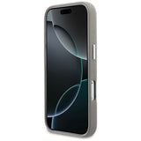 Karl Lagerfeld Karl & Choupette Head Pins Saffiano MagSafe Case til iPhone 17 Pro - Grå